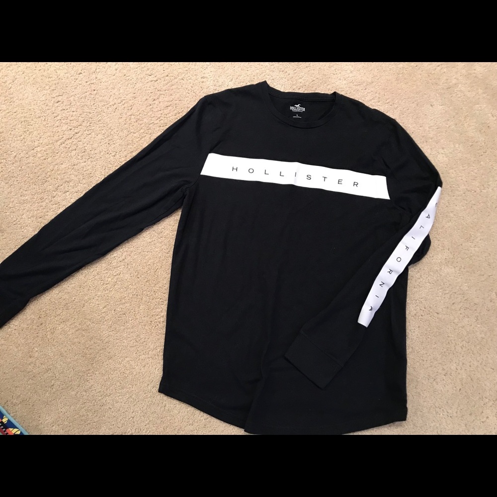 Navy Hollister Long Sleeve Large